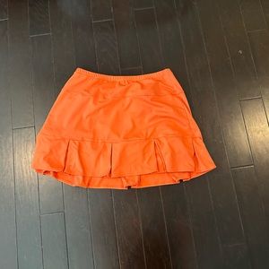 Orange Athletic Skort